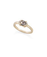 Lara Ring - Dark Gray Diamond